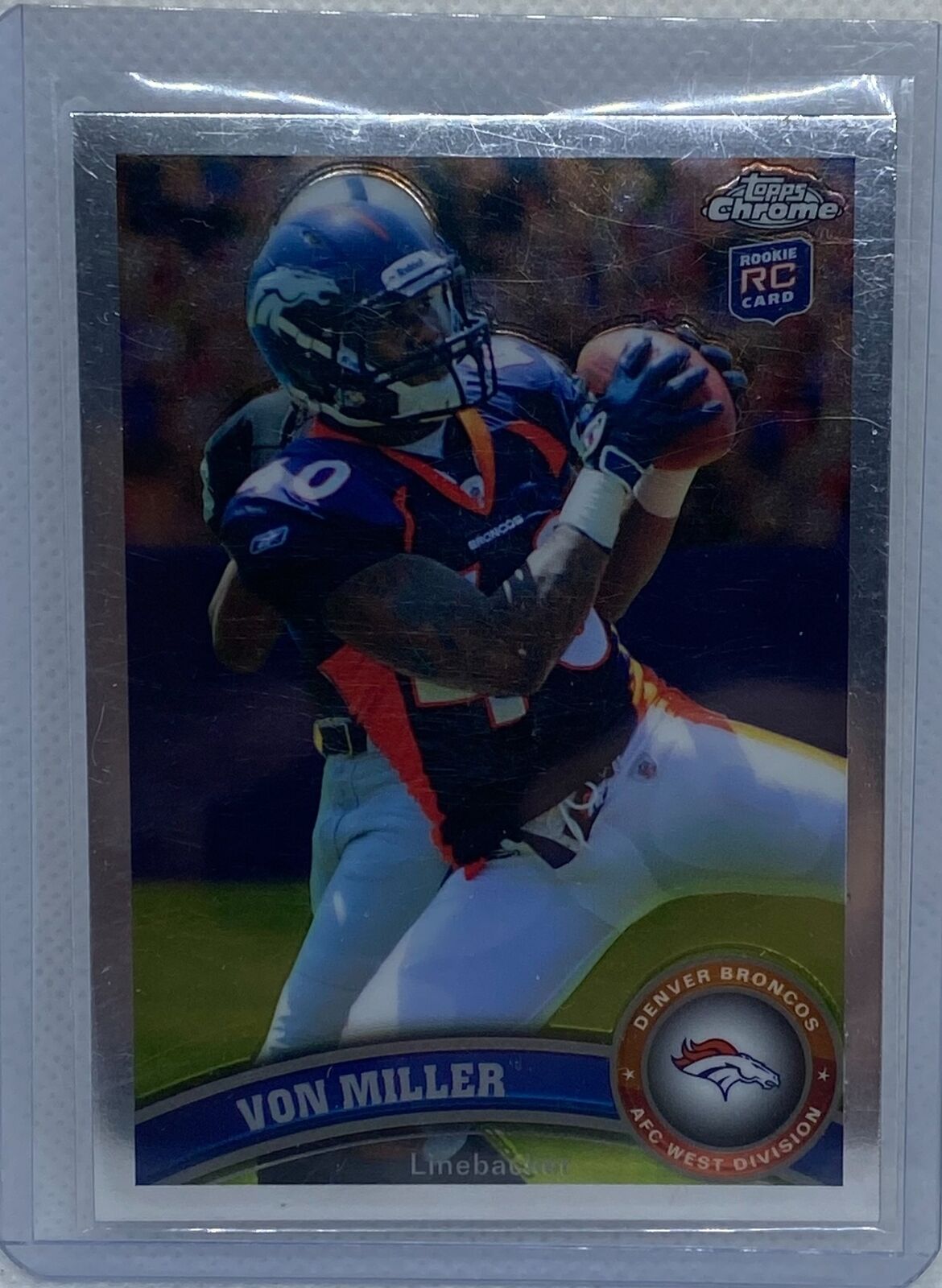 VON MILLER 2011 TOPPS CHROME RC #212