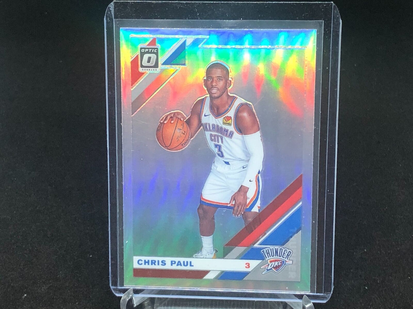 CHRIS PAUL 2019-20 PANINI DONRUSS OPTIC SILVER HOLO # 103