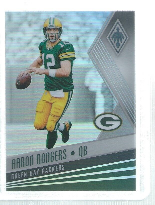 AARON RODGERS 2017 PANINI PHOENIX SILVER PRIZM #38