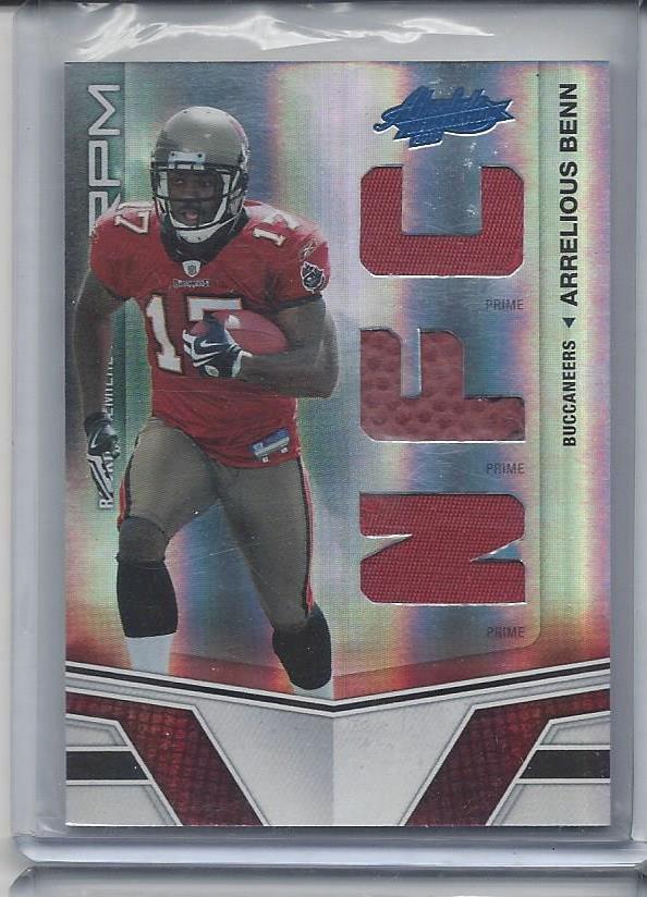 1/1 ARRELIOUS BENN 2010 ABSOLUTE RPM TRIPLE JERSEY RC #D 17/25 HIS JERSEY #17!!