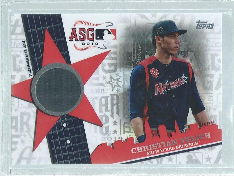 CHRISTIAN YELICH 2019 TOPPS UPDATE SERIES ALL STAR GAME JERSEY
