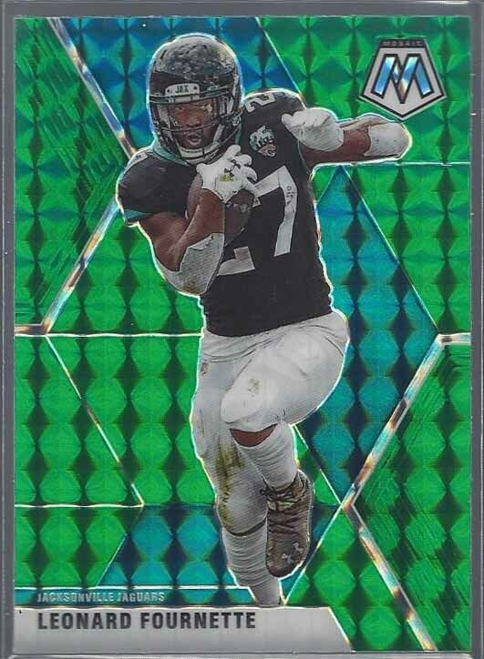LEONARD FOURNETTE 2020 PANINI MOSAIC GREEN PRIZM #99
