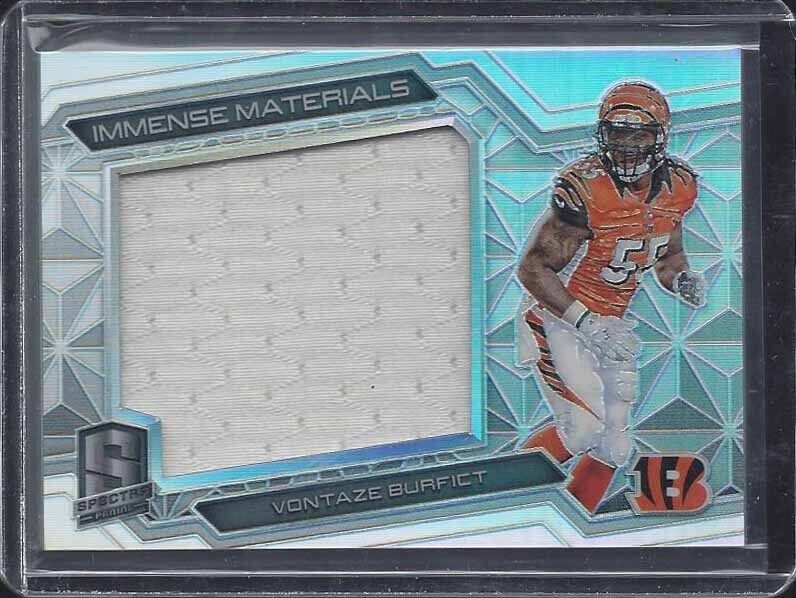 VONTAZE BURFICT 2016 PANINI SPECTRA IMMENSE MATERIALS JUMBO JERSEY #D /199
