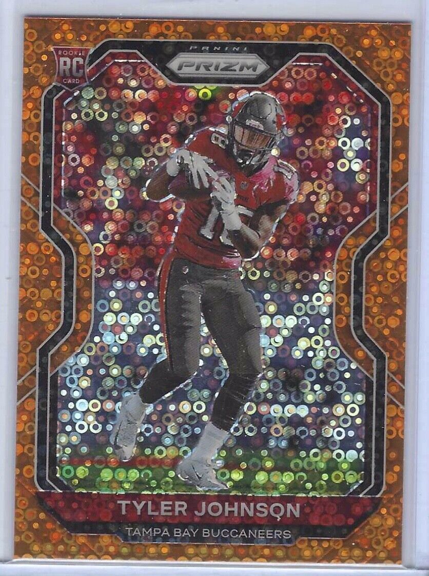 TYLER JOHNSON 2020 PANINI PRIZM ORANGE DISCO PRIZMS RC SP #321