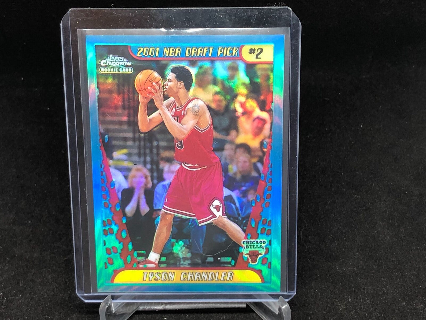 TYSON CHANDLER 2001-02 TOPPS CHROME REFRACTOR RC # 130