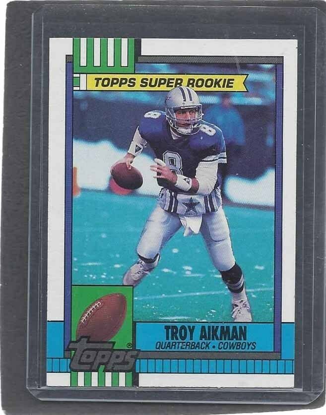 TROY AIKMAN 1980 TOPPS SUPER ROOKIE COWBOYS RC #482