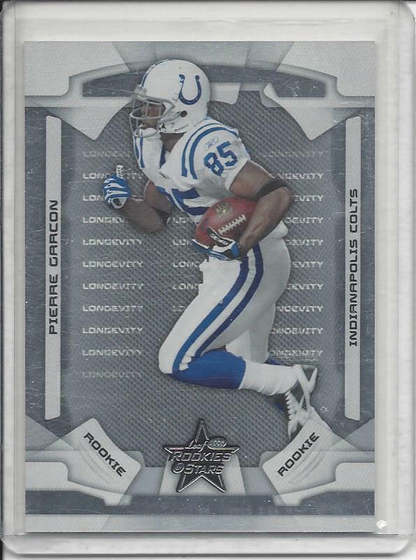 PIERRE GARCON 2008 LEAF ROOKIES & STARS LONGEVITY COLTS ROOKIE RC #D 133/249