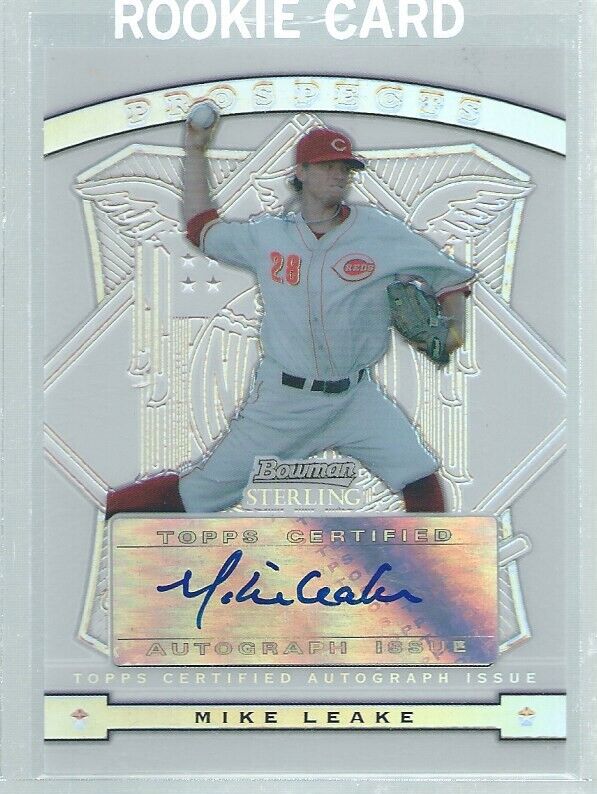 MIKE LEAKE 2009 BOWMAN STERLING AUTO REFRACTOR PROSPECT #D 72/199