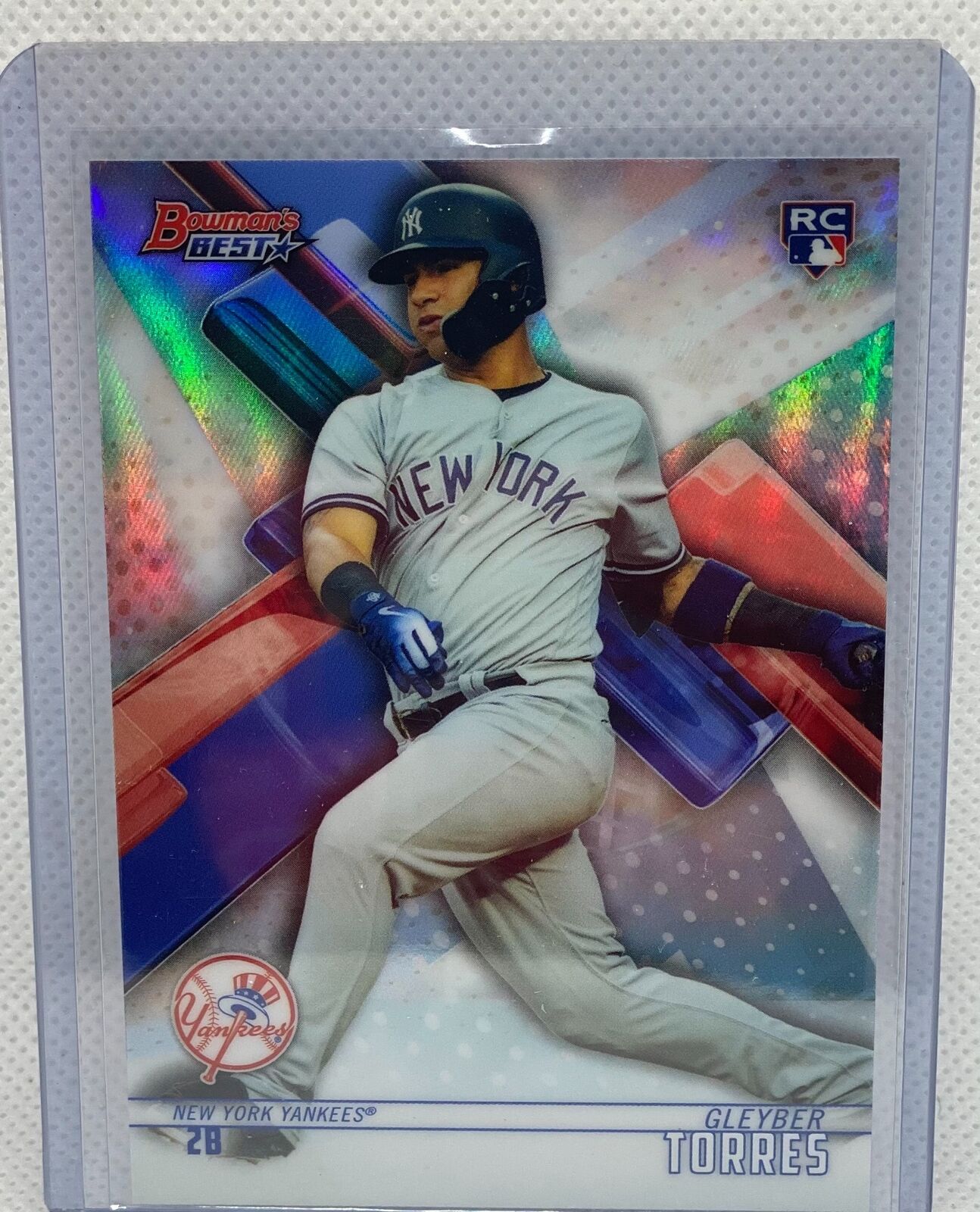 GLEYBER TORRES 2018 BOWMANS BEST ROOKIE REFRACTOR RC #US50