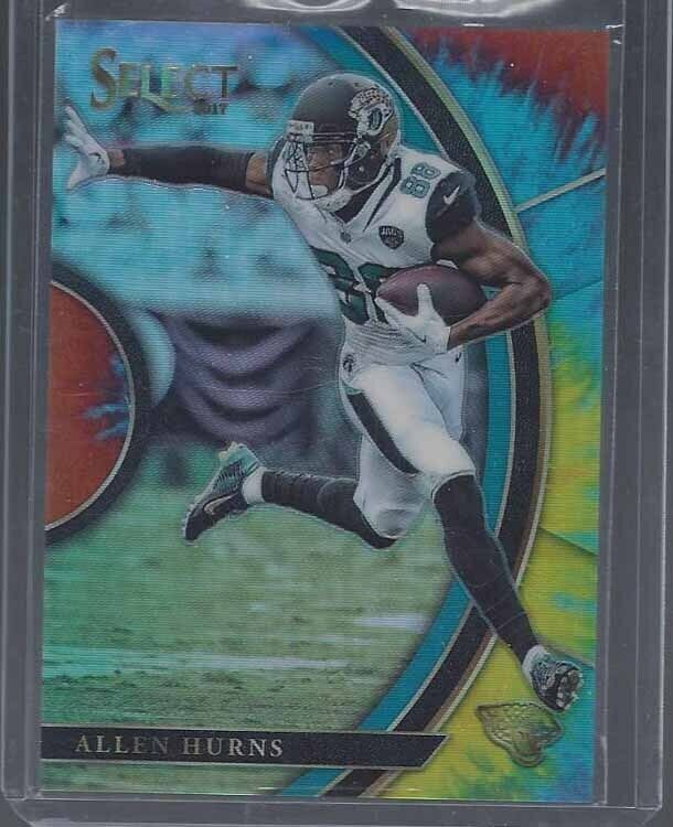 1/1 ALLEN HURNS 2017 SELECT TIE DYE PRIZM #D 17/25 HIS JERSEY NUMBER #17 !!!