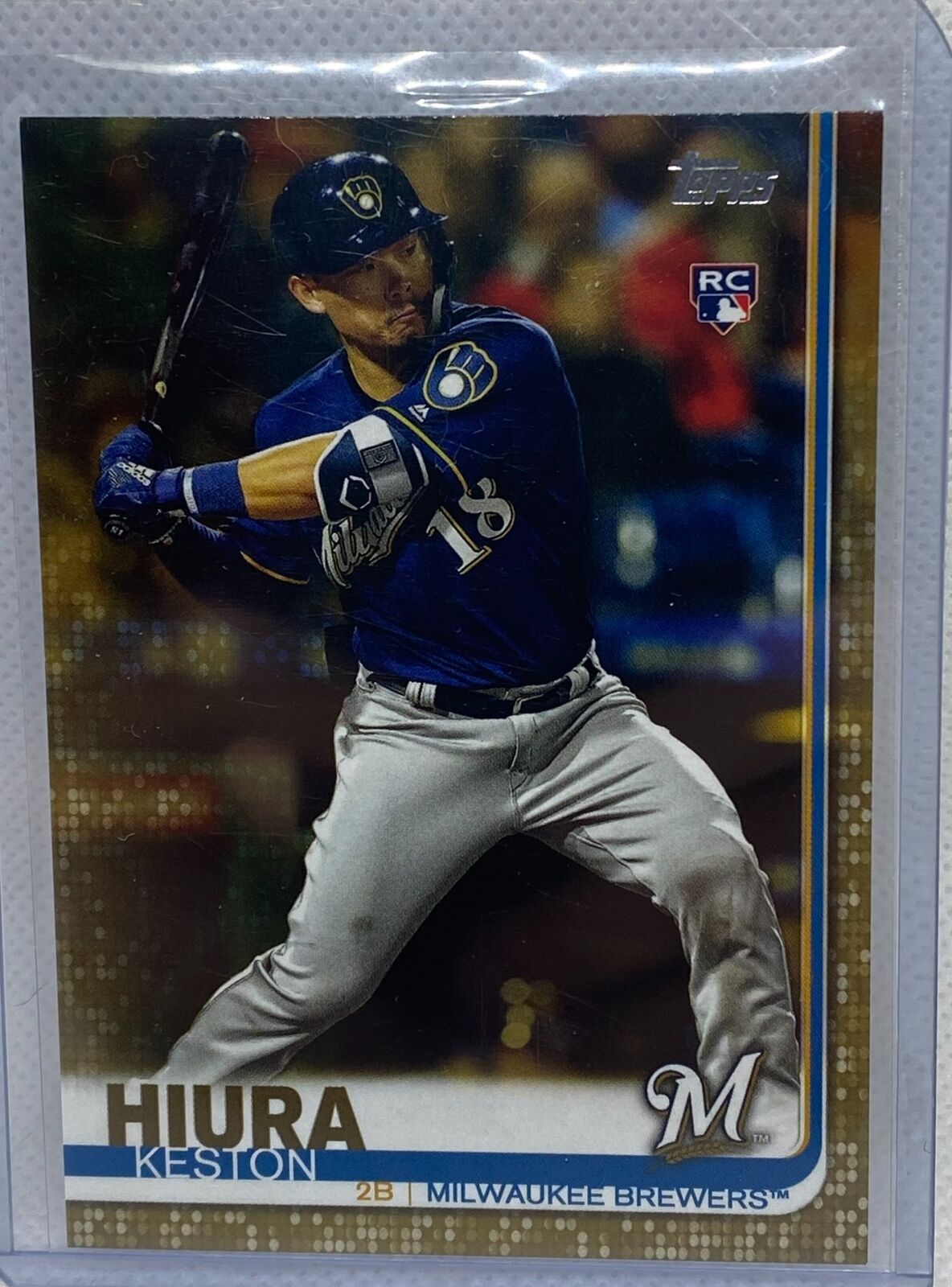 KESTON HIURA 2019 TOPPS UPDATE SERIES GOLD RC #D 604/2019