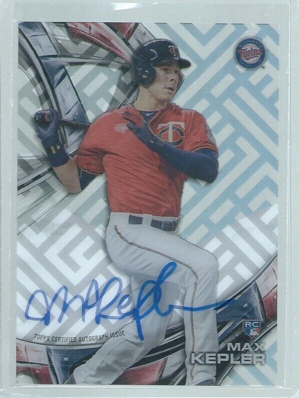 MAX KEPLER 2016 TOPPS BOWMAN HIGH TEK ON CARD AUTO REFRACTOR ROOKIE RC