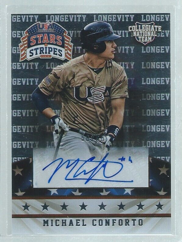 MICHAEL CONFORTO 2015 USA STARS & STRIPES AUTO PROSPECT #D 56/66