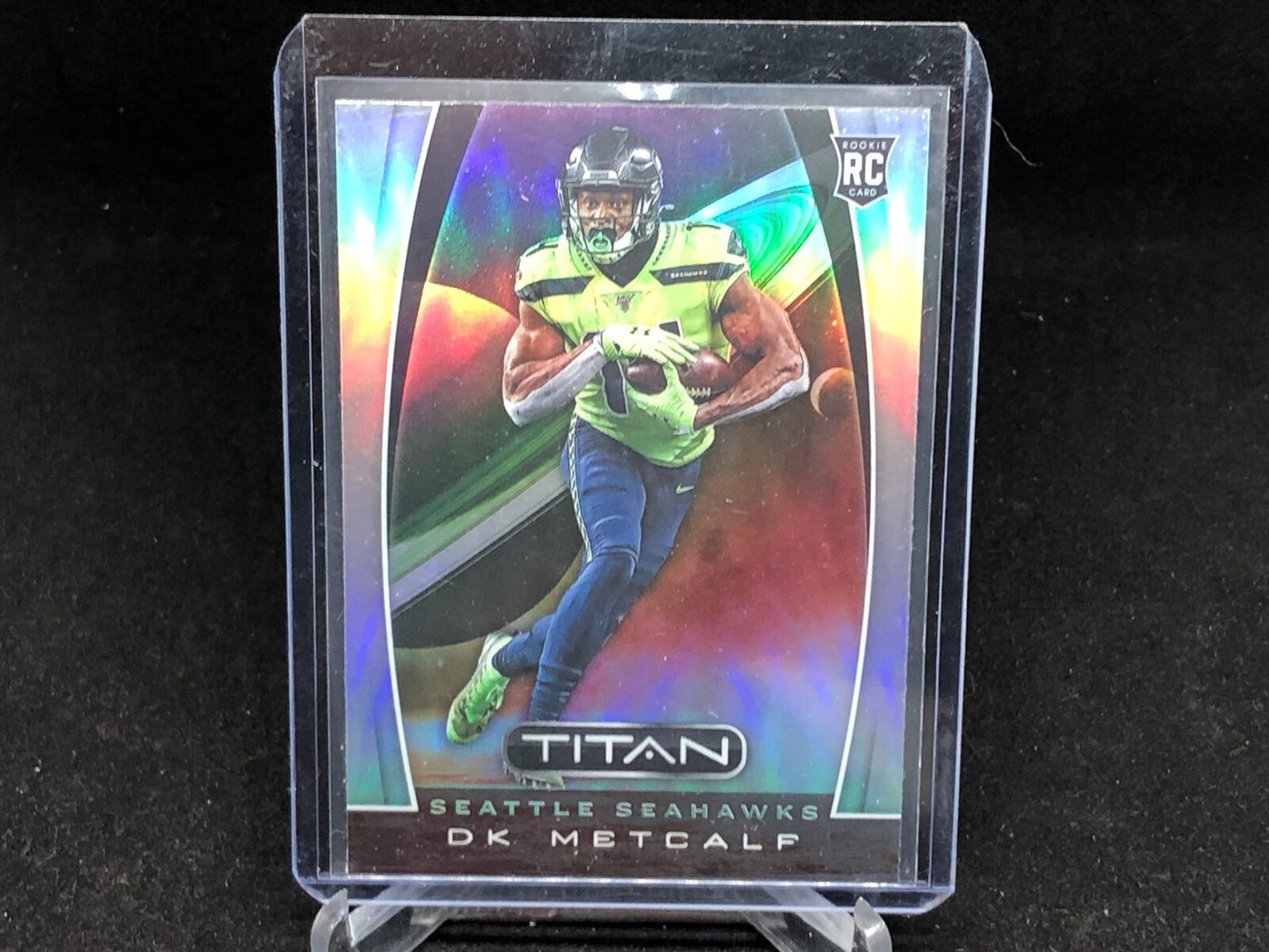 DK METCALF 2019 PANINI CHRONICLES TITAN SILVER PRIZM RC