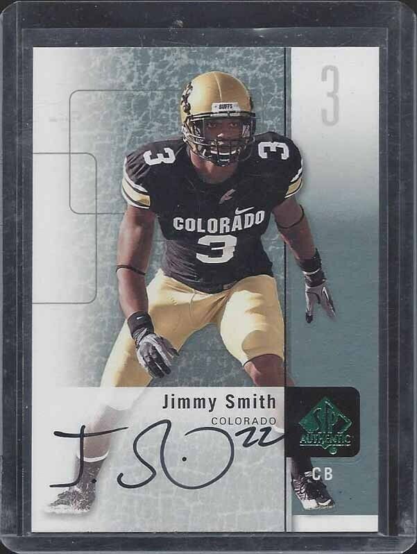 JIMMY SMITH 2011 SP AUTHENTIC SHORT PRINT ON CARD ROOKIE AUTO RC #55