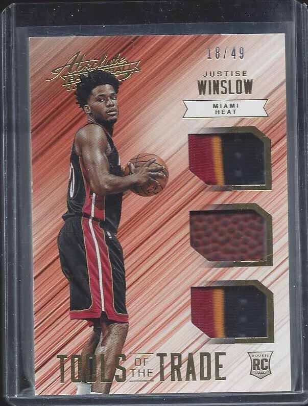 JUSTISE WINSLOW 2015-16 ABSOLUTE TOOLS OF THE TRADE TRIPLE PATCH RC #DS 18/49