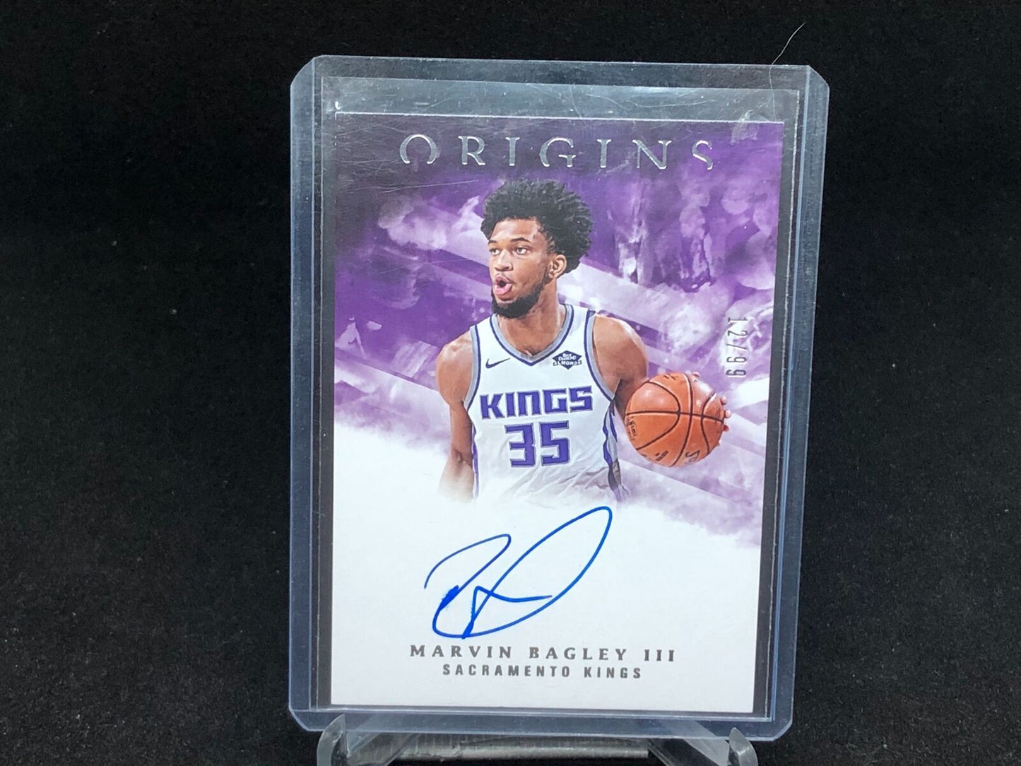 MARVIN BAGLEY III 2018-19 PANINI ORIGINS ON CARD AUTO RC #D 12/99