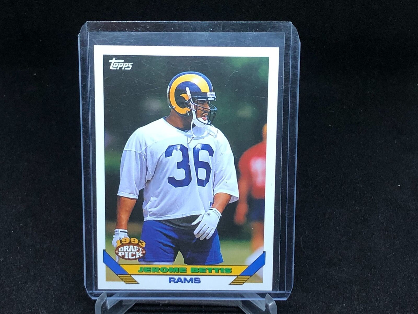 JEROME BETTIS 1993 TOPPS DRAFT PICK TRUE ROOKIE RC # 166