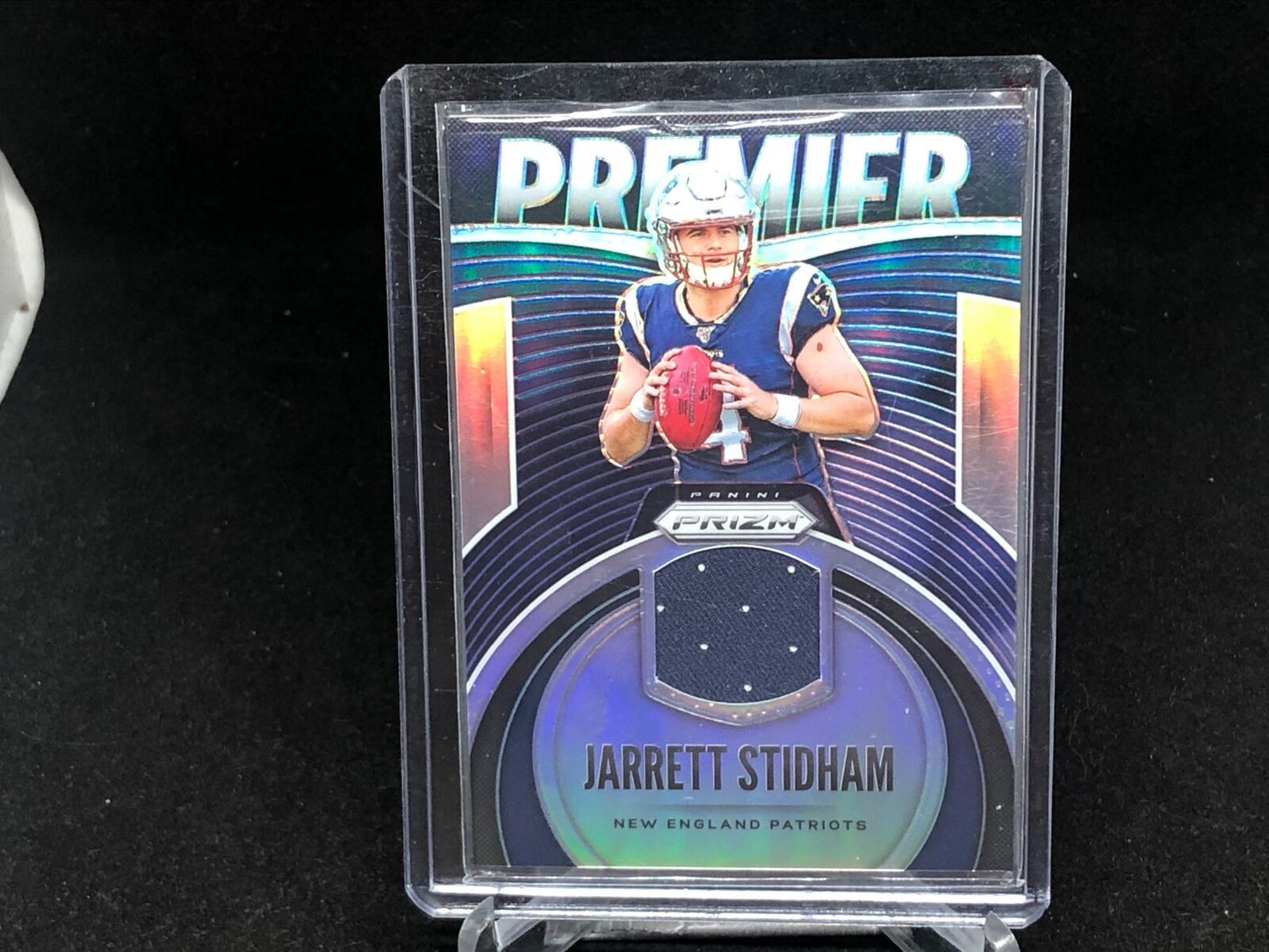 JARRETT STIDHAM 2019 PANINI PRIZM PREMIER JERSEY SILVER PRIZMS RELIC RC