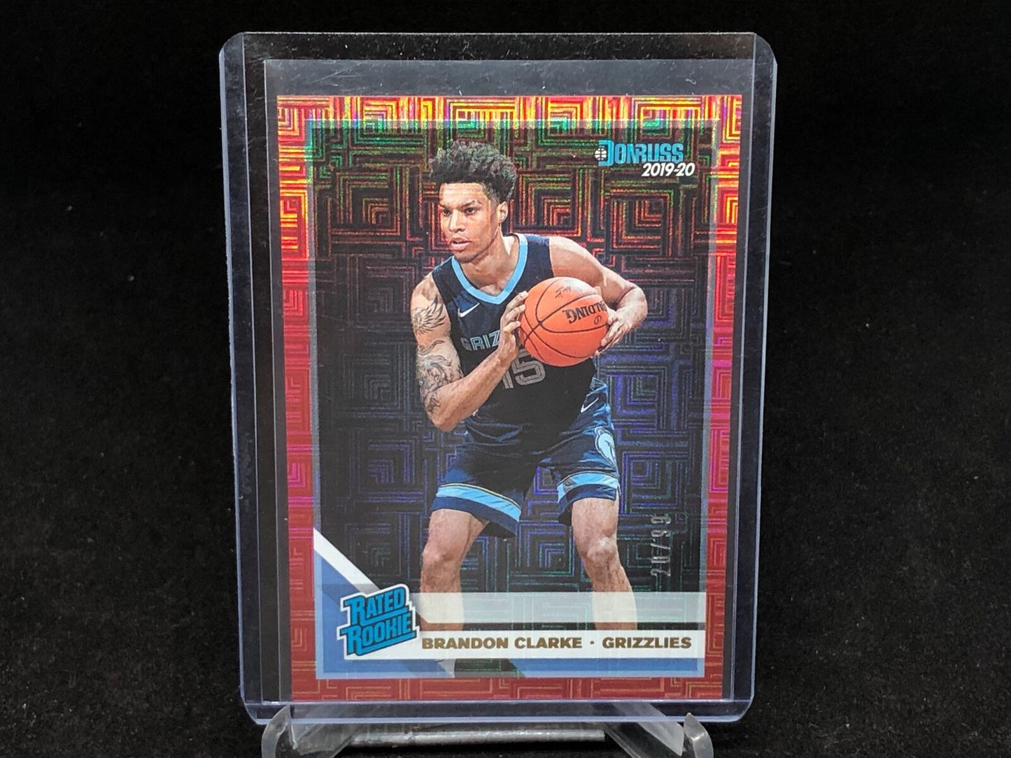 BRANDON CLARKE 2019-20 DONRUSS CHOICE RATED ROOKIE RED INFINITE RC #D 20/99