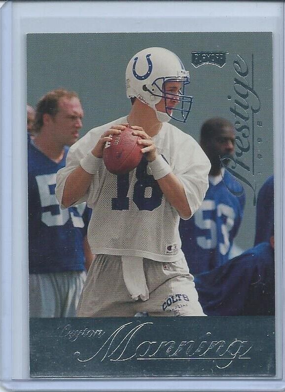PEYTON MANNING 1998 PLAYOFF PRESTIGE TRUE ROOKIE RC #165