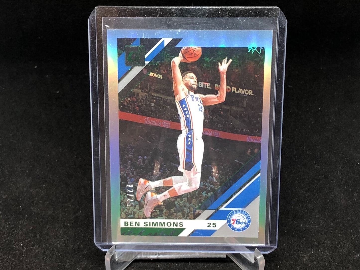 BEN SIMMONS 2019-20 PANINI CLEARLY DONRUSS GREEN #D 22/25