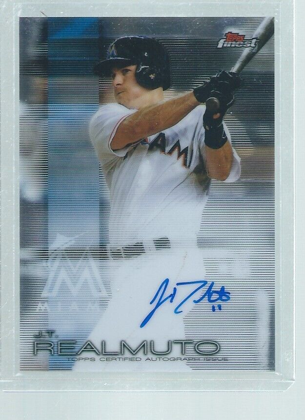 JT REALMUTO 2016 TOPPS FINEST ON CARD AUTO