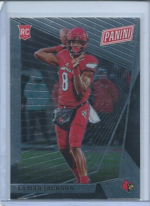 LAMAR JACKSON 2018 PANINI THE NATIONAL VIP TRUE ROOKIE RC #87