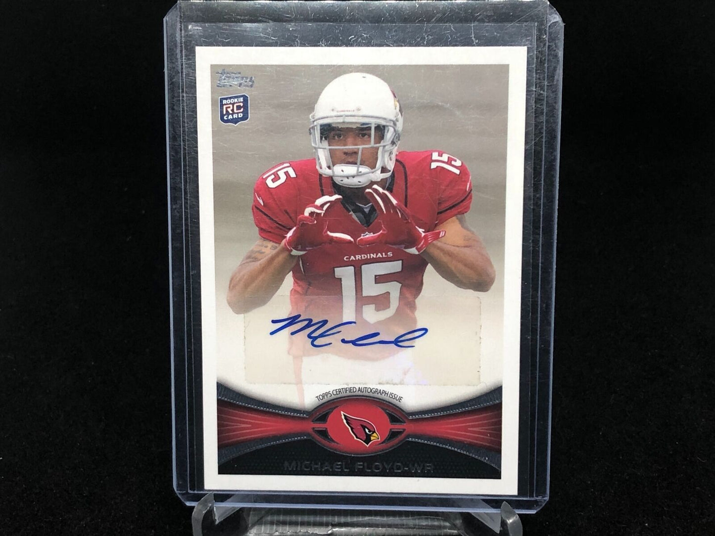 MICHAEL FLOYD 2012 TOPPS SSP RARE SHORT PRINT ROOKIE AUTO RC # 91