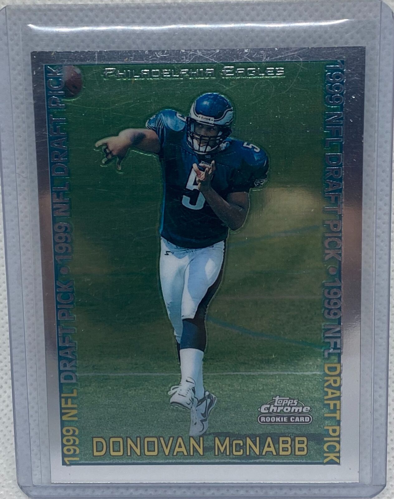 DONOVAN MCNABB 1999 TOPPS CHROME ROOKIE CARD RC #147