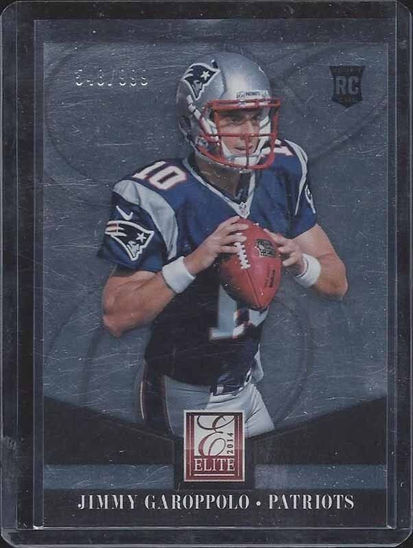 JIMMY GAROPPOLO 2014 ELITE PATRIOTS TRUE ROOKIE RC #D /999