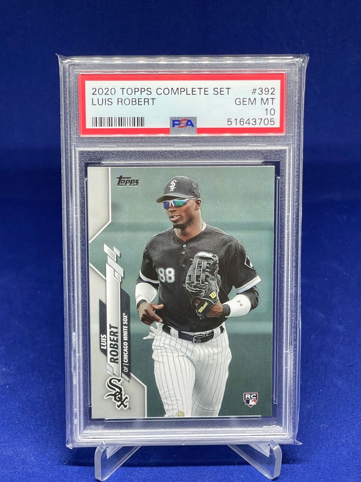 LUIS ROBERT 2020 TOPPS PHOTO VARIATION SP SET ROOKIE RC #392 PSA 10 GEM MINT