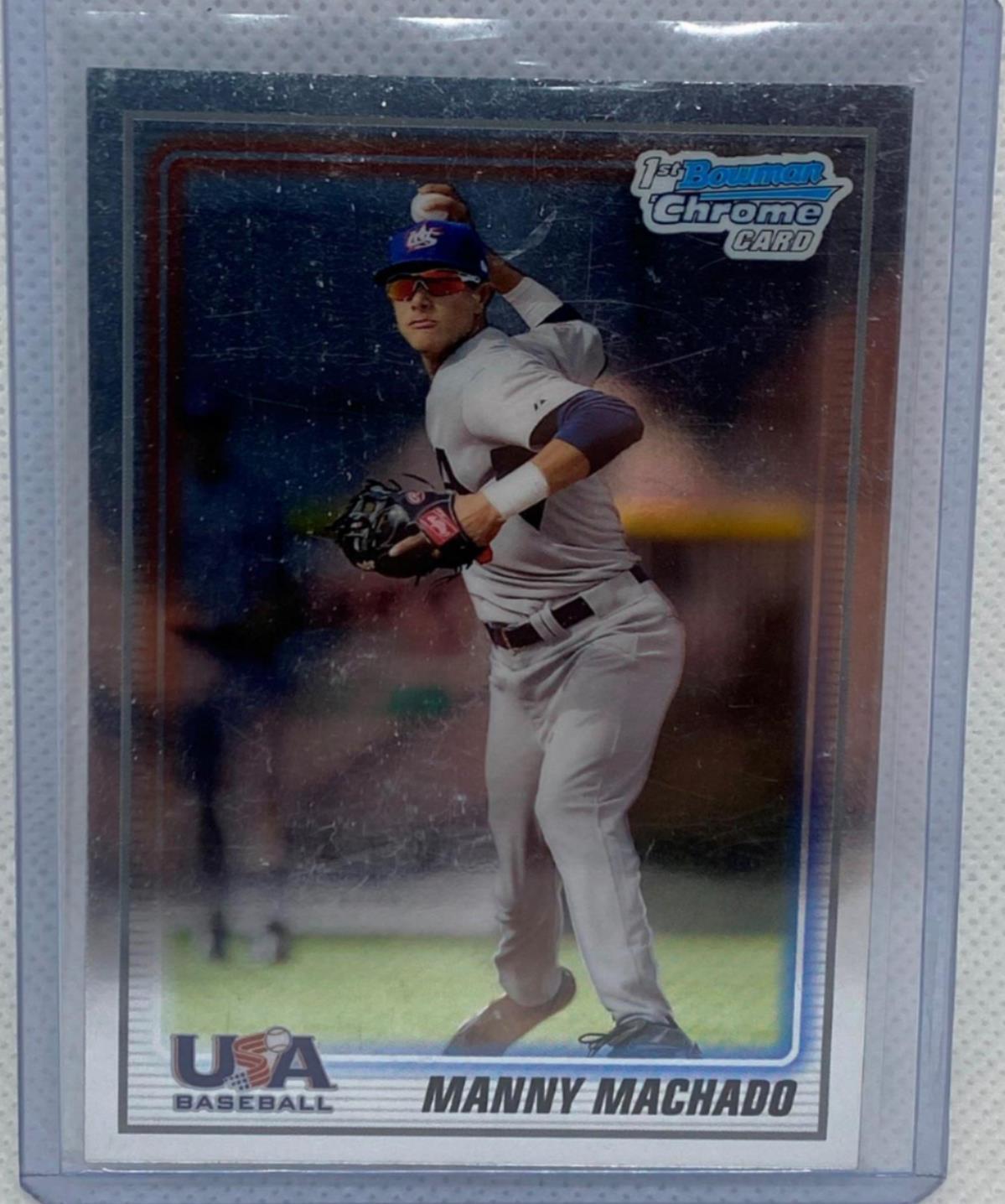 MANNY MACHADO 2010 BOWMAN CHROME 1ST USA PROSPECT #USA18-BC10