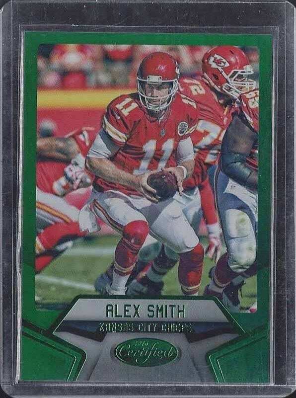 ALEX SMITH 2016 CERTIFIED GREEN PARALLEL #D 3/5