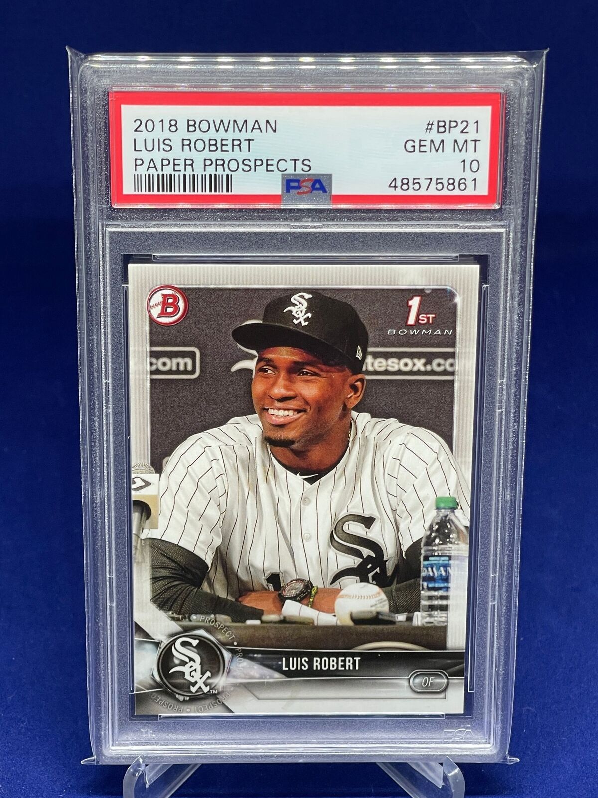 LUIS ROBERT 2018 BOWMAN 1ST PAPER PROSPECTS PSA 10 GEM MINT