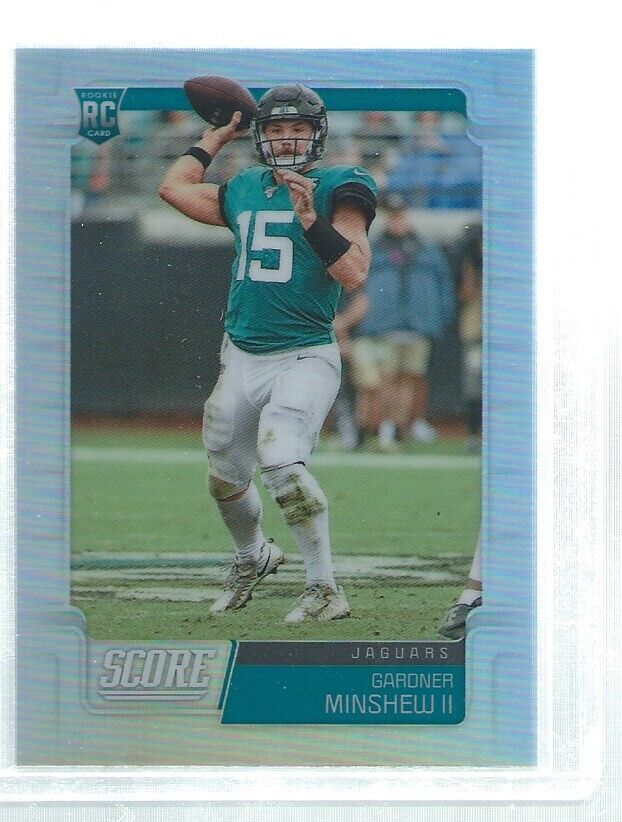GARDNER MINSHEW II 2019 CHRONICLES SCORE SILVER PRIZM ROOKIE RC #456