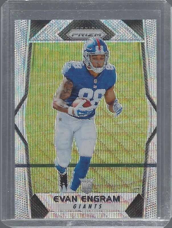 EVAN ENGRAM 2017 PANINI PRIZM BLUE WAVE ROOKIE PRIZMS RC #D 33/149