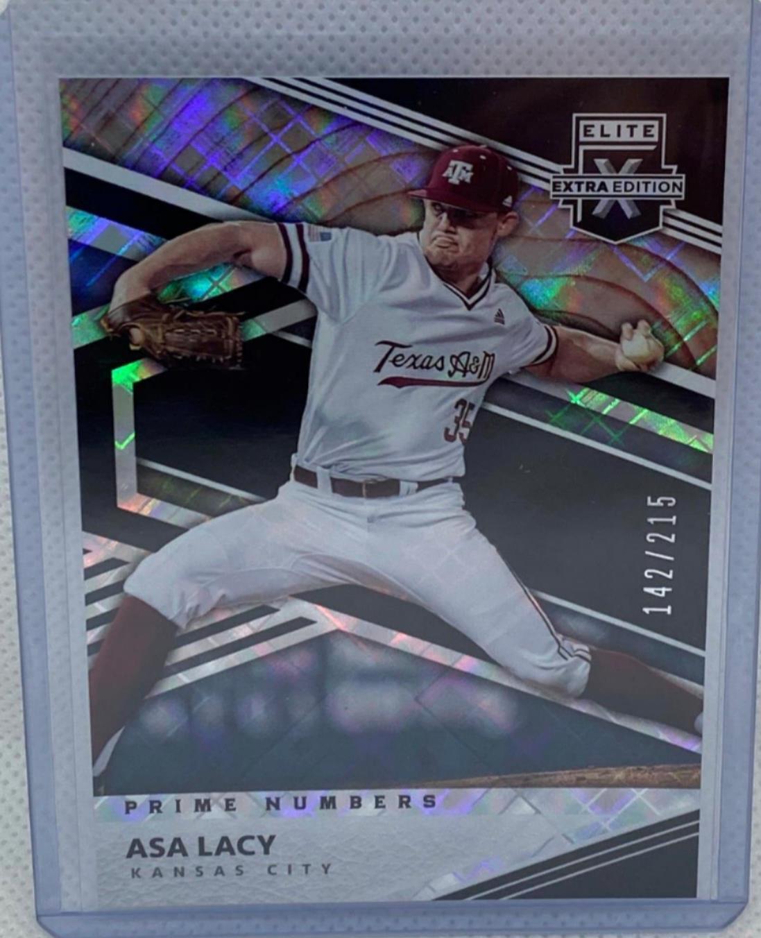 ASA LACY 2020 PANINI ELITE EXTRA EDITION PRIME NUMBERS PROSPECT #D 142/215