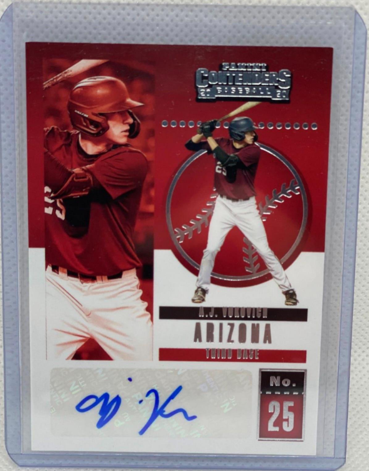 A.J. VUKOVICH 2020 PANINI CONTENDERS AUTO #CA-AV