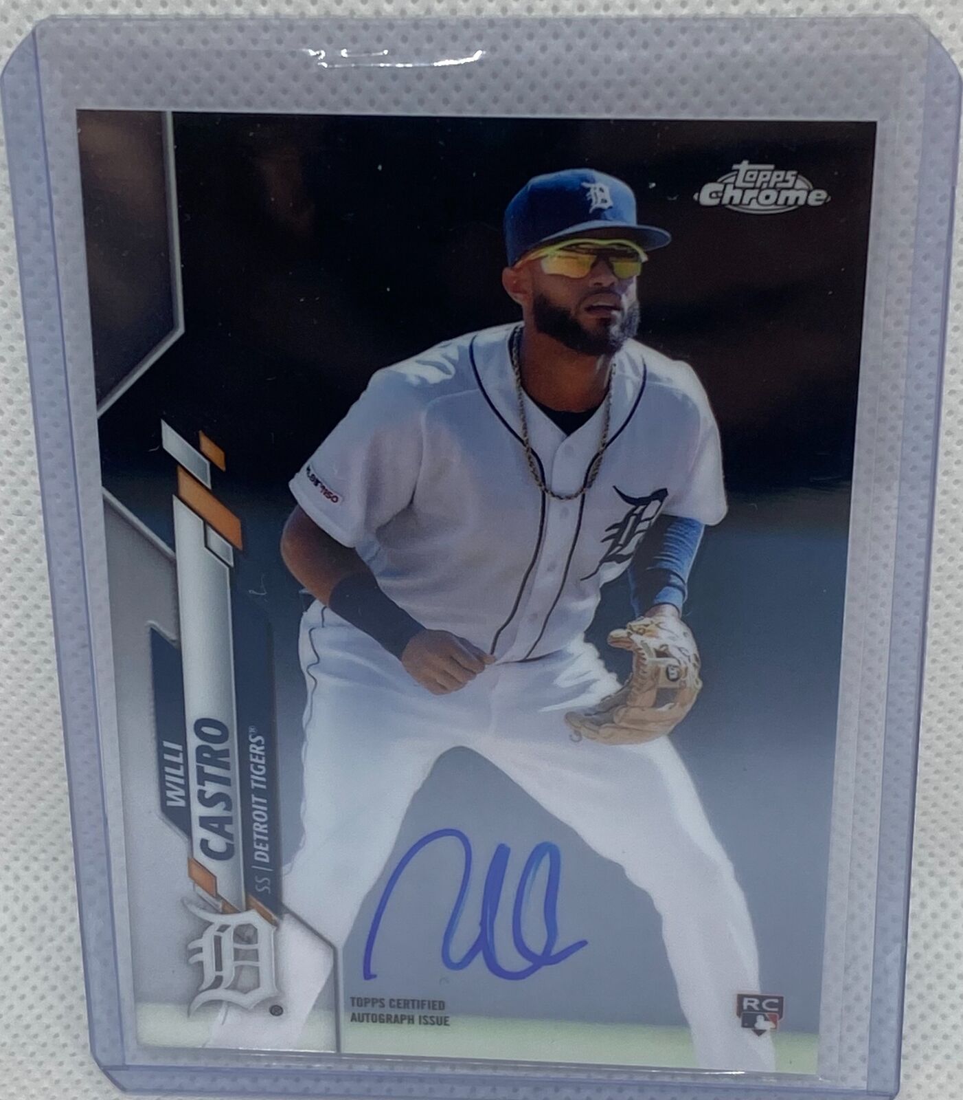 WILLI CASTRO 2020 TOPPS CHROME ON CARD AUTO RC #RA-WC