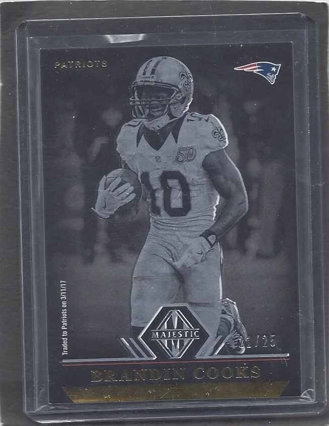 BRANDIN COOKS 2017 PANINI MAJESTIC GOLD PATRIOTS #D 21/25