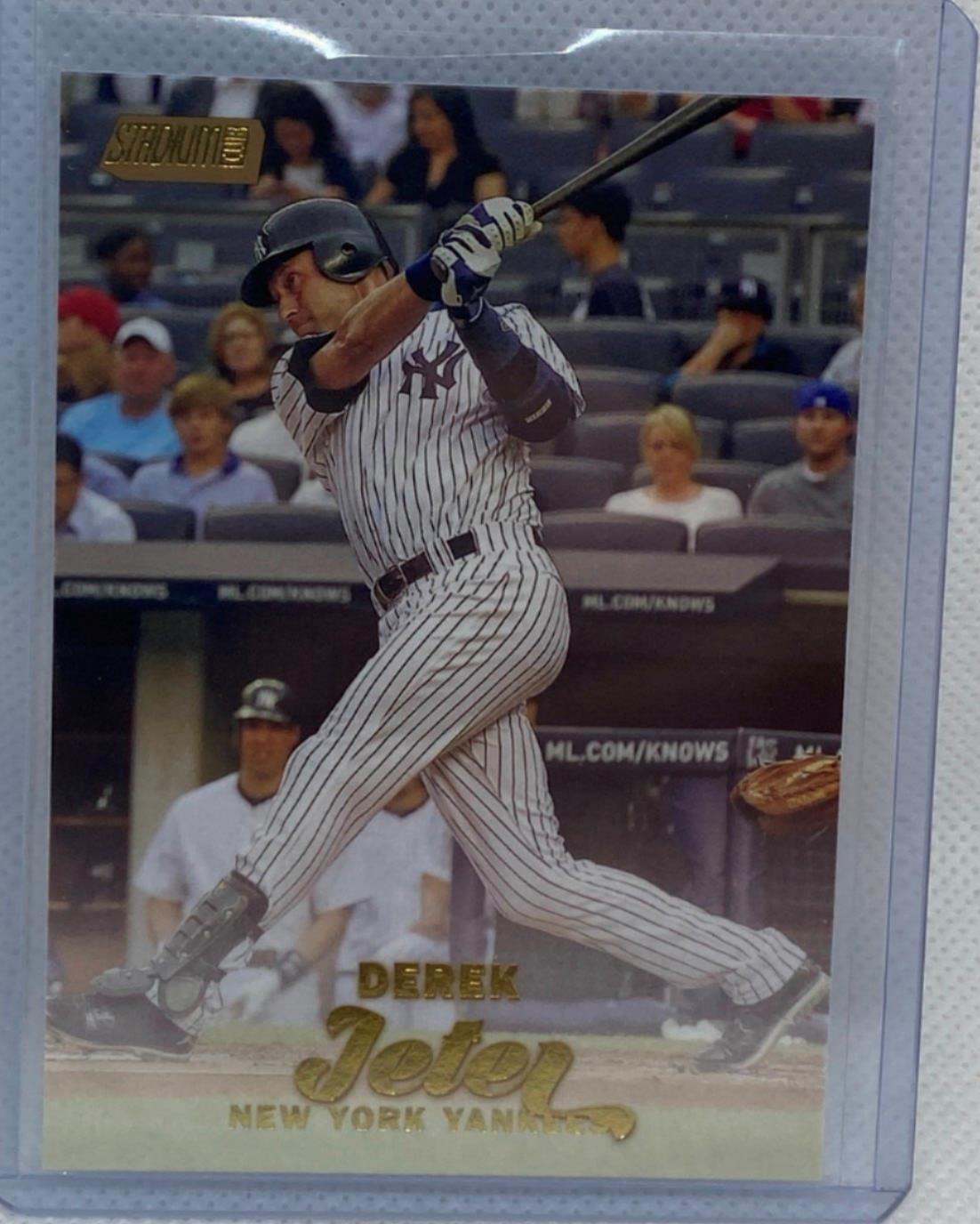 DEREK JETER 2017 TOPPS STADIUM CLUB GOLD #137