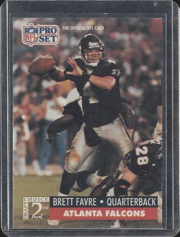 BRETT FAVRE 1991 PRO SET TRUE ROOKIE RC #762