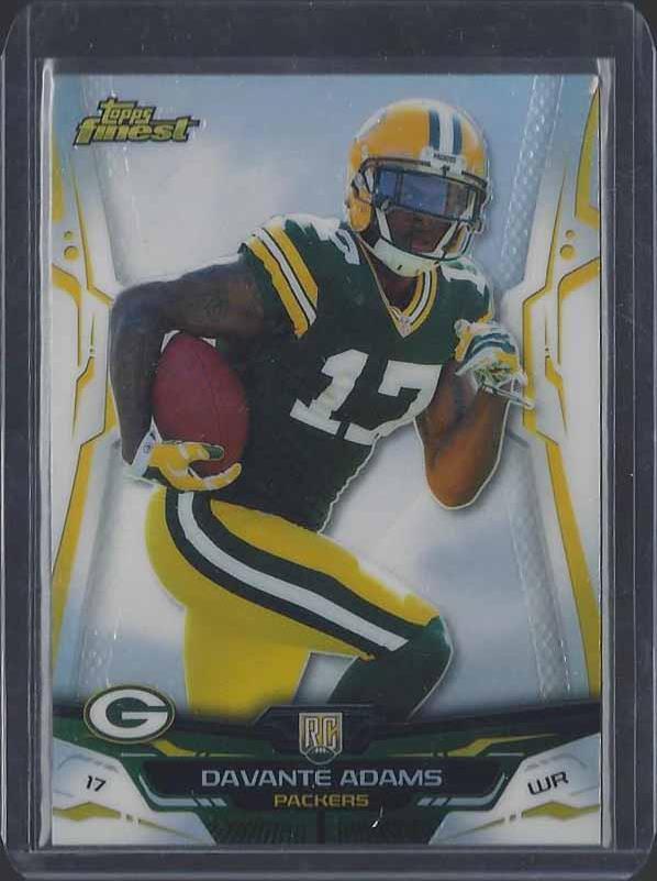 DAVANTE ADAMS 2014 TOPPS FINEST ROOKIE REFRACTOR RC #130