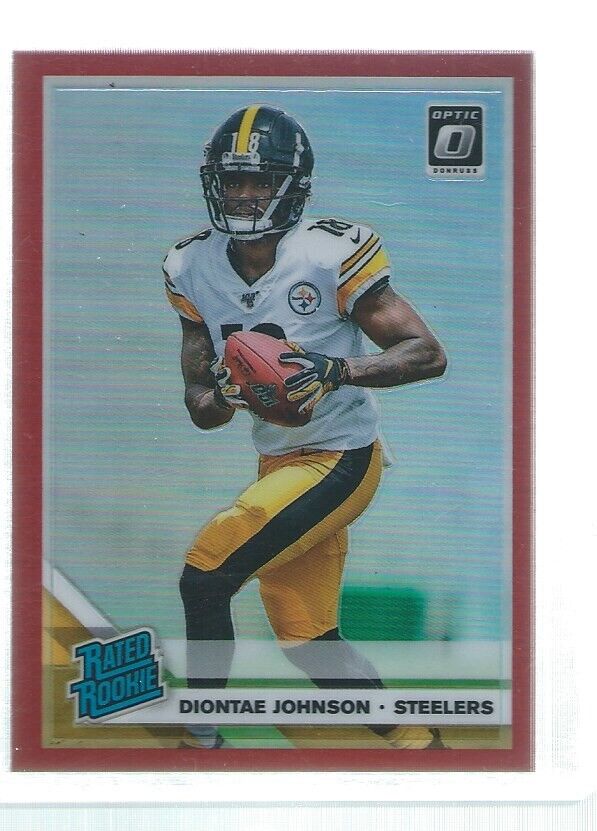 DIONTAE JOHNSON 2019 DONRUSS OPTIC HOLO RATED ROOKIE RED RC #D 37/99