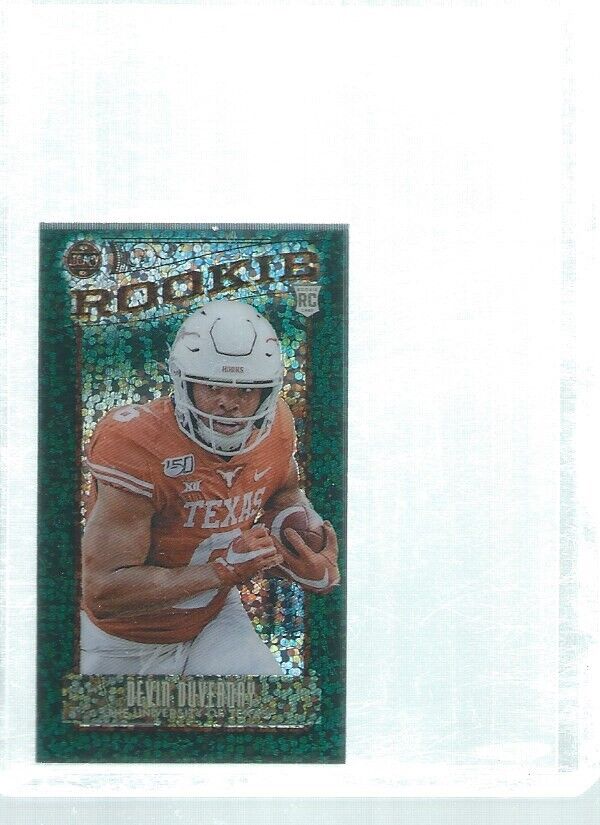 DEVIN DUVERNAY 2020 LEGACY GREEN SPECKLE DARE TO TEAR MINI ROOKIE RC SSP #192