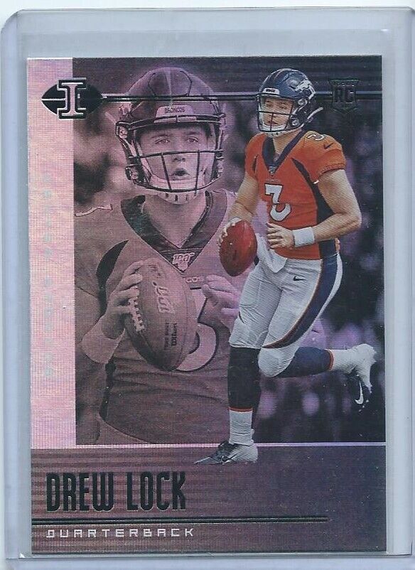 DREW LOCK 2019 PANINI ILLUSIONS TRUE ROOKIE RC #4