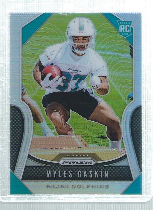 MYLES GASKIN 2019 PANINI PRIZM SILVER PRIZMS ROOKIE RC #334