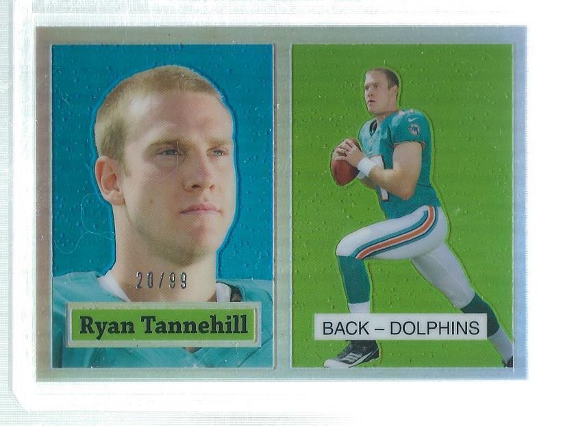 RYAN TANNEHILL 2012 TOPPS CHROME 1957 REFRACTOR ROOKIE RC #D 20/99