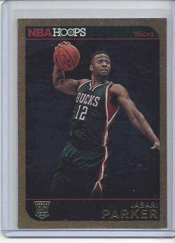 JABARI PARKER 2014-15 NBA HOOPS GOLD REFRACTOR PARALLEL ROOKIE RC #262